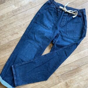 Women Buffalo David Bitton Relaxed Fit Dark Blue Jeans nwot